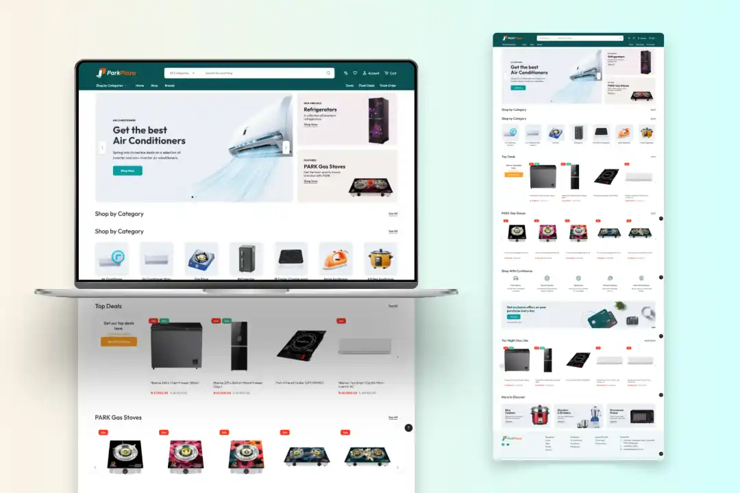Park Plaza Ecommerce Website