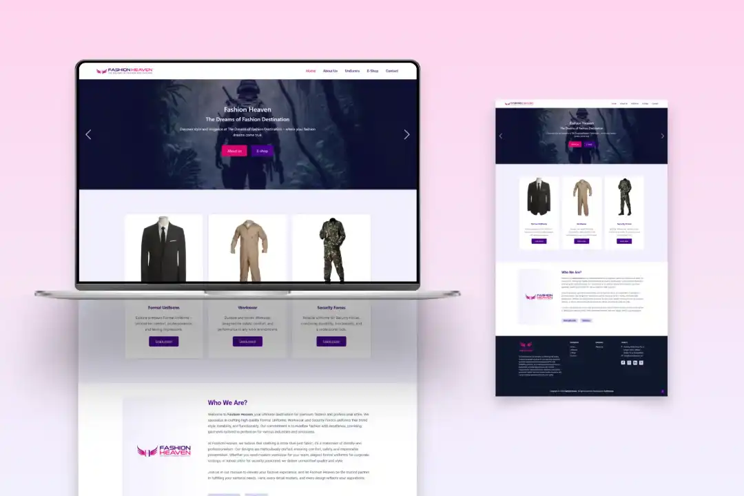FashionHeaven Ecommerce Website