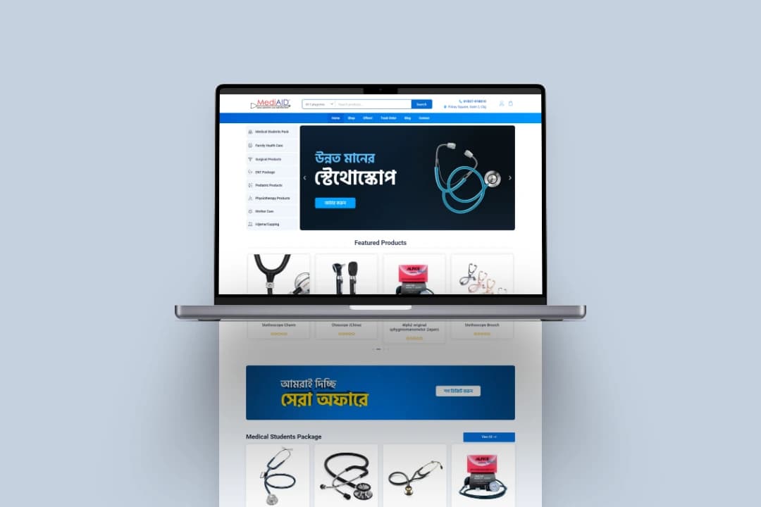 MediAid BD Website
